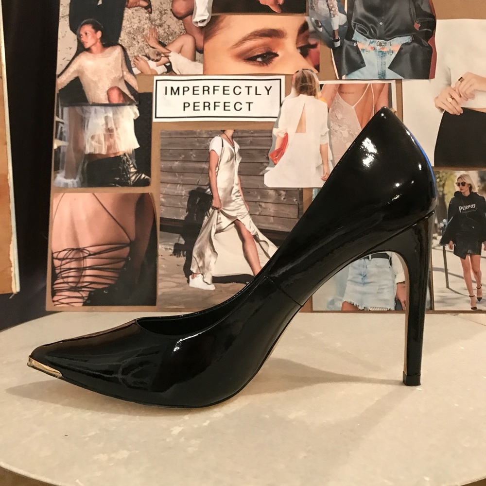 Ted Baker black patent heels